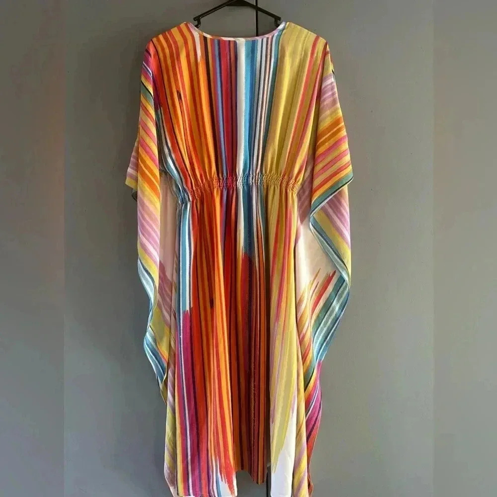 Natori - Colorful Flowy Dress (size small) - Picture 7 of 8